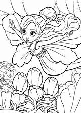 Coloring Pages Thumbelina Barbie Getcolorings Flying Color Visit sketch template