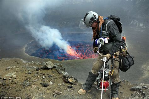 bradley ambrose  drone  photograph nyiragongo volcano   dcr daily mail