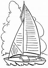 Sailboat Coloring Pages sketch template