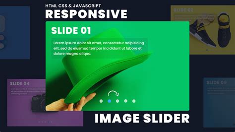responsive image slider  manual button auto play navigation visibility html css