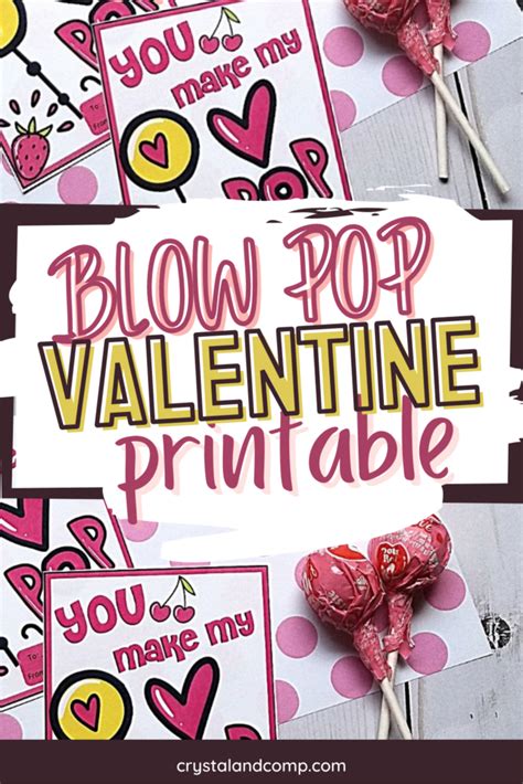blow pop valentine  printable printable world holiday