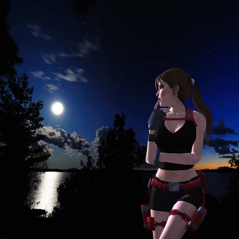 Lara Gazed At Moons Beauty By Javiermicheal On Deviantart