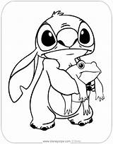 Colouring Lilo Disneyclips sketch template
