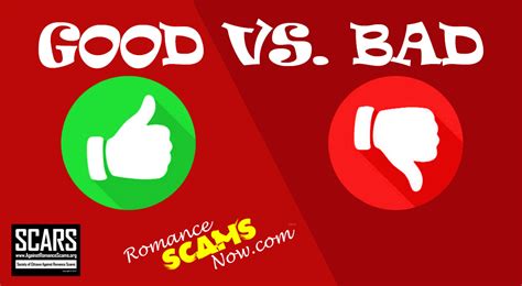 good  bad scars romance scams education support website