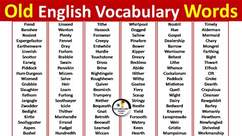 english vocabulary words vocabulary point