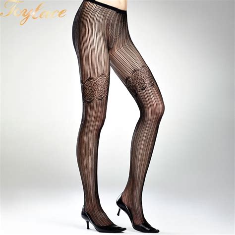 toylace 7616 sexy flowers pattern tube pantyhose women tights in tights
