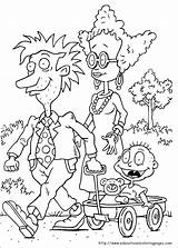 Rugrats Coloring Pages Cartoon Printable Sheets Color Pickles Colouring Print Tommy Kids Book Sheet Character Ausmalbilder Cartoons Characters Printables Mercedes sketch template