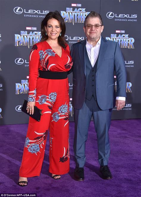 Patton Oswalt Meredith Salenger At Black Panther Premiere