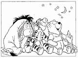 Pooh Winnie Christmas Coloring Pages Printable Getdrawings sketch template
