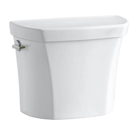kohler wellworth white  gpf single flush high efficiency toilet tank   toilet tanks
