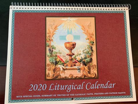 Pick 2020 Catholic Liturgical Calendar Calendar
