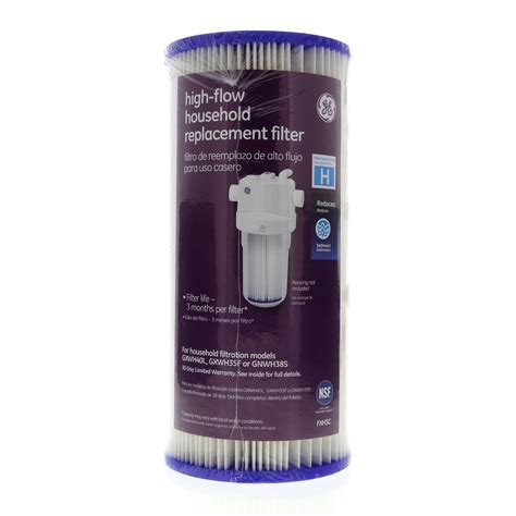 Ge Pre Filtration Sediment Water Filter Cartridge Whole House