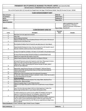 paramount claim form part    fill  sign printable