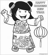 Chinese Coloring Year Pages Printable Little Happy Years Color Myers Michael Print Girl Kids Worksheets Printables Hannah Prints Craft Getcolorings sketch template