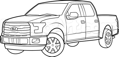 sketchup truck coloring pages