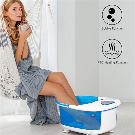 foot bath  reflex zone massage spa massager foldable