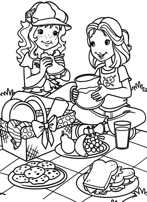 picnic coloring pages raymond robles coloring pages