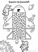 Labyrinth Kinder Für Irrgarten Ausmalbilder Kids Space Mazes Maze Children Site sketch template