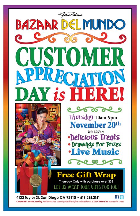 customer appreciation day bazaar del mundo blog