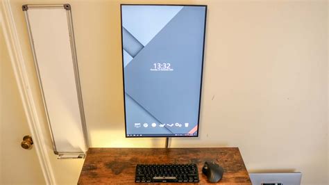 wall mounting  monitor  finally start    portrait mode toms guide