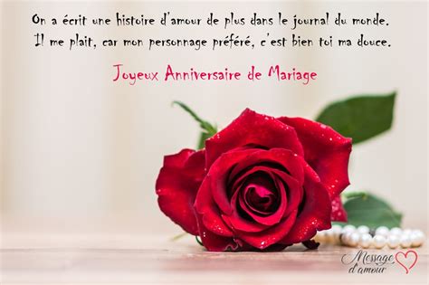 Texte D Anniversaire De Mariage Pour Sa Femme Message D Amour