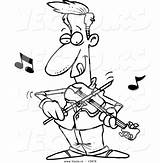 Violin Coloring Violinist Cartoon Playing Man Drawing 66kb 1024 Getdrawings sketch template