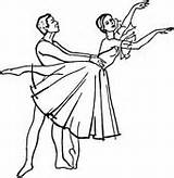 Ballet Coloring Pages Giselle Color sketch template