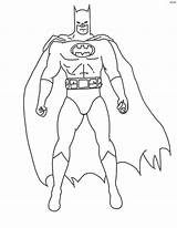Coloring Superheroes Drawing Printable Pages Batman Drawings sketch template