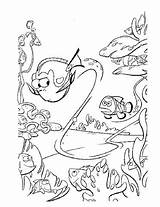 Coloring Pages Nemo Finding Dory Kids Crush Too Hoodwinked Fast Color Printable Drawing Clipart Swims Diving Sheet Book Template Mask sketch template