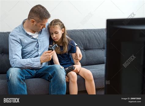 Upset Father Daughter Image And Photo Free Trial Bigstock