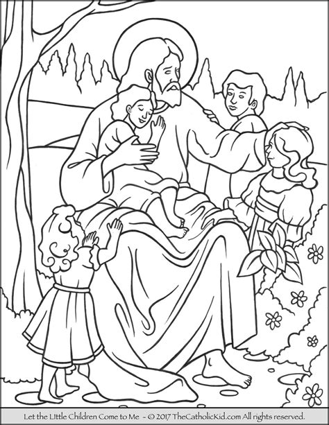 catholic children coloring pages coloring pages