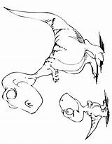 Dinosaur Coloring Pages Baby Kids Dino Printable Dinosaurs Cartoon Mother Clipart Drawing Colouring Color Animals Print Gif Printactivities Printables Cute sketch template