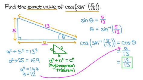 question video  trigonometric ratios  find  exact   trigonometric functions