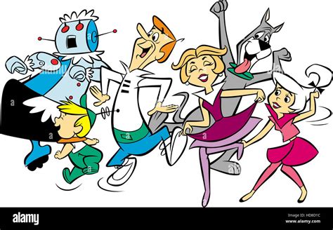 The Jetsons Rosey The Robot Elroy Jetson George Jetson Jane Jetson