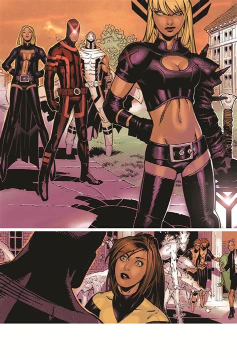 The Uncanny X Men Emma Frost Cyclops Magneto And Magik