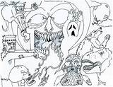 Monsters Everfreecoloring Ninjago sketch template