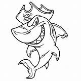 Shark Haaien Hai Kleurplaat Malvorlage Piraat Coloring4free Ausmalbild Leukvoorkids Haai Ausdrucken Leuk Tulamama Piraten Kostenlos Pirate Malvorlagen Letzte Kiezen Dieren sketch template