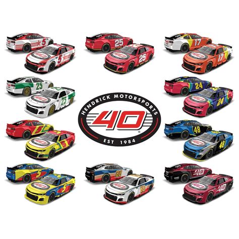 hendrick motorsports  anniversary commemorative   car die