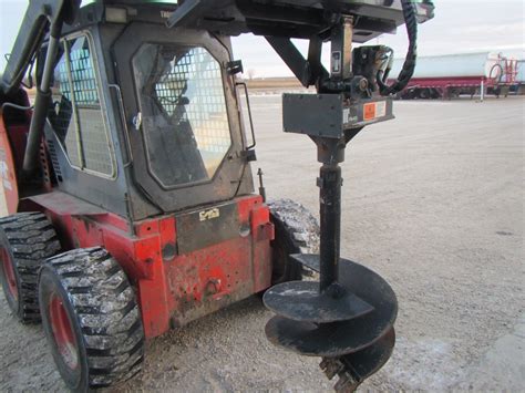 thomas hydraulic post hole auger  league equipment