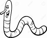 Earthworm Worm Inchworm Cartoon Coloring Drawing Vector Funny Glow Clipart Rain Illustration Dibujos Pages Getdrawings Character Appealing Lombrices Shutterstock Getcolorings sketch template