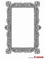 Frame Printable Frames Coloring Templates Pages Kids 4x6 Borders Template Print Craft Portrait Choose Crafts Wedding Sheknows Colouring Draw Printables sketch template
