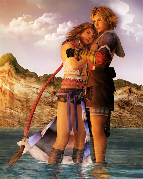 tidus x yuna by reseliee on deviantart