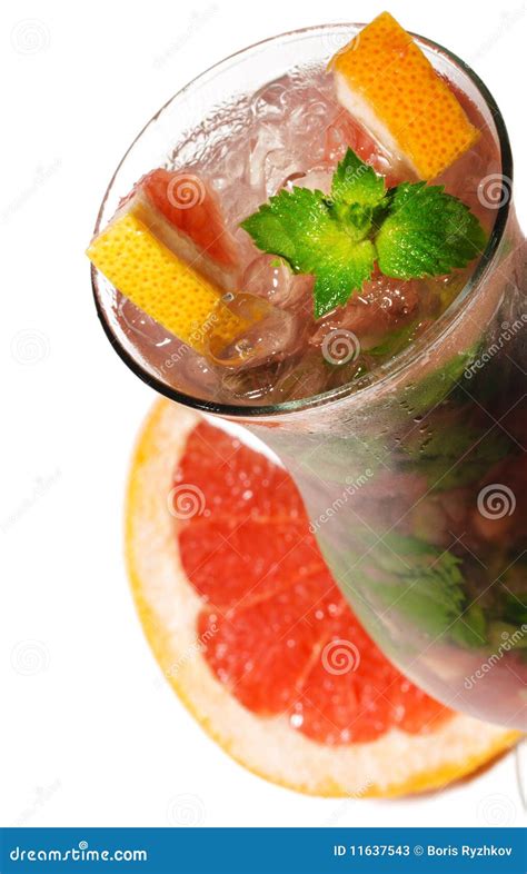 grapefruit cocktail stock image image  citrus cold