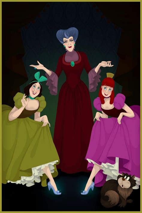 Cinderella’s Stepmother And Stepsisters Disney Villains