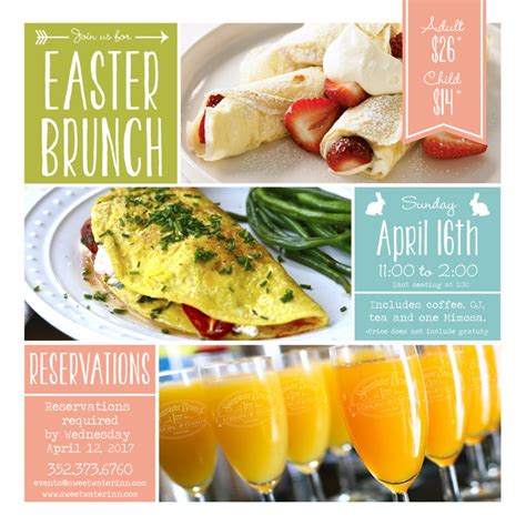 join   easter brunch  sweetwater branch inn sweetwater inn