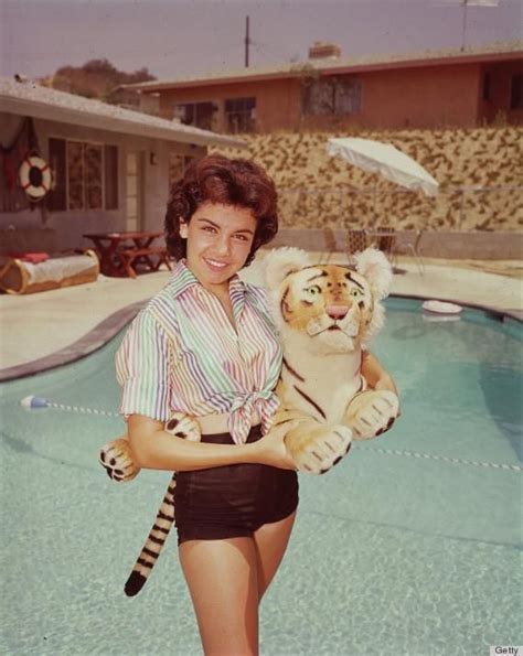A Rare Color Press Shot Of Annette Funicello And Friend