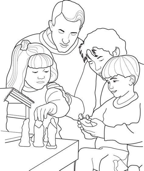 coloring pages  families   church   coloring