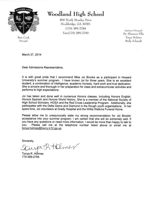 recommendation letter  leadership program recommendation letter