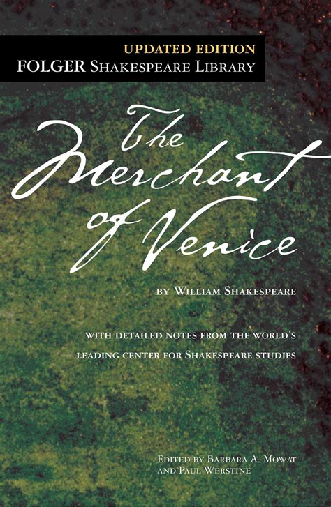 merchant  venice book  william shakespeare dr barbara  mowat paul werstine