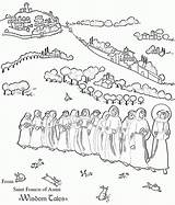 Coloring Francis Assisi Saints Pages St Over Kids Catholic Saint Communion Hill Activities Desktop Summer Fun Popular Colouring Library Clipart sketch template